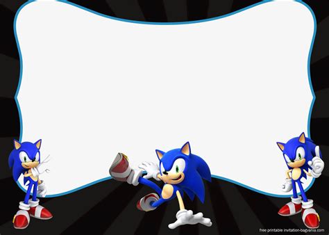 Sonic Invitation Template